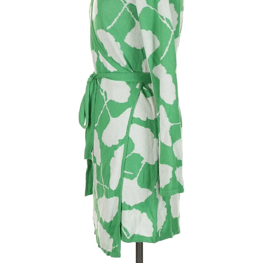 NWT DVF for Target Classic knit Kelley Green Wrap dress, Medium - Picture 4 of 6